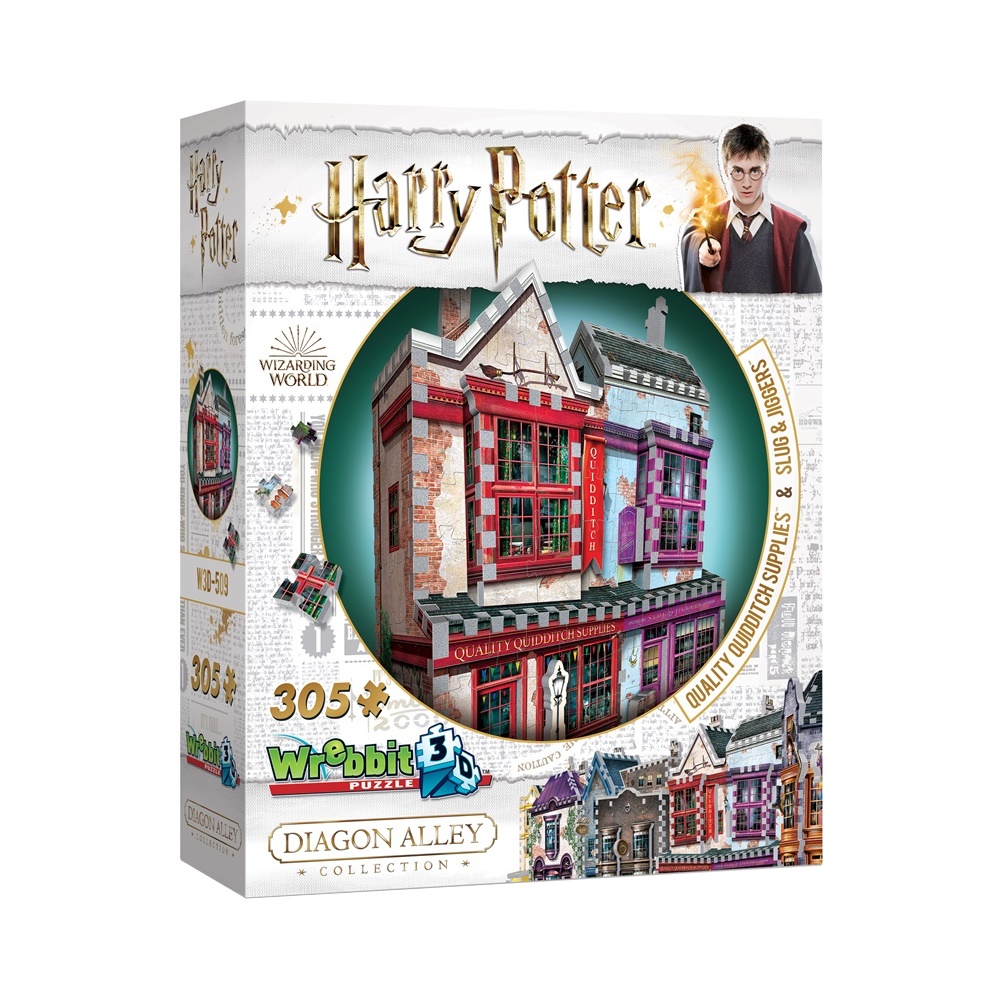 Harry Potter Beco Diagonal: Artigos de Qualidade para Quadribol e Apotecário - Quebra Cabeça 3D