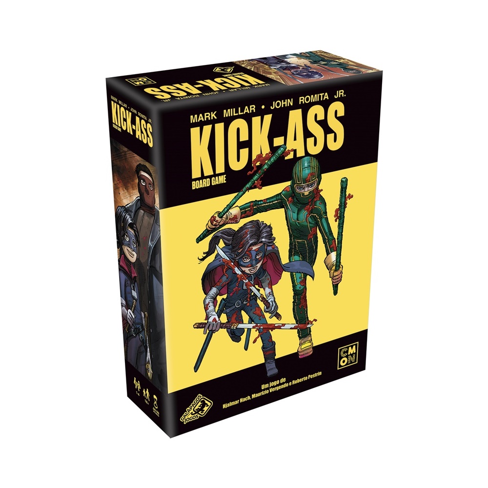 Kick Ass - Jogo de Tabuleiro - Galápagos Jogos (em português)