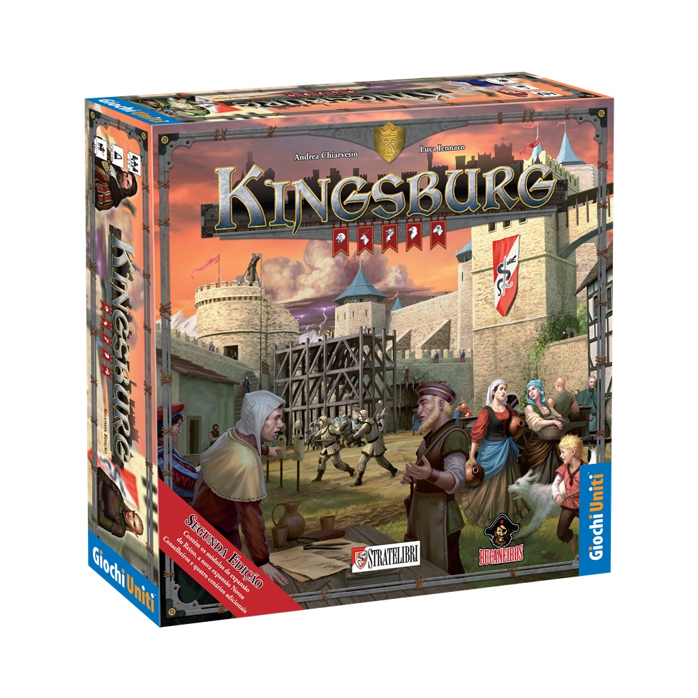 Kingsburg (Segunda Edição) - Jogo de Tabuleiro - Bucaneiros Jogos (em português)