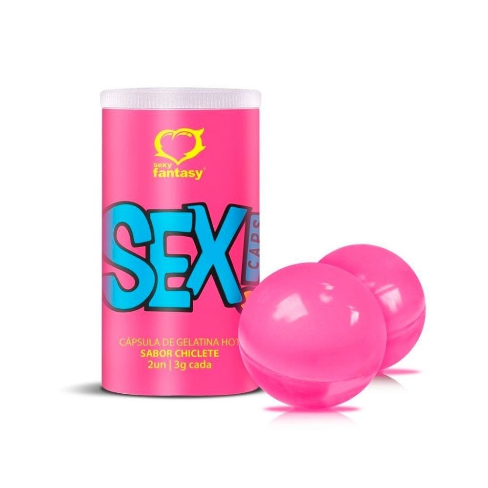 Sex Caps Bolinhas Beijáveis Sabor Chiclete Hot