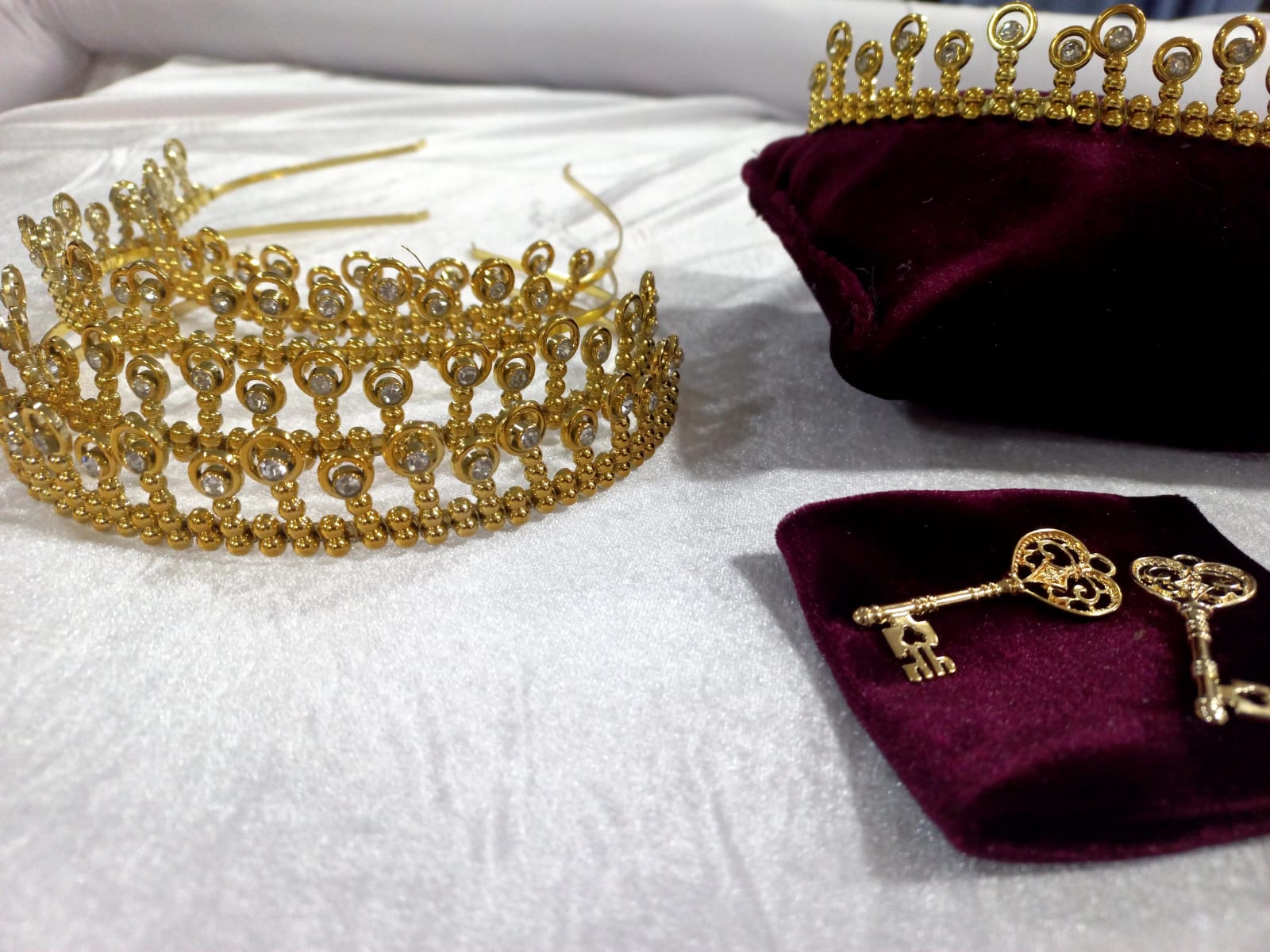 Tiara Coroa medieval delicada