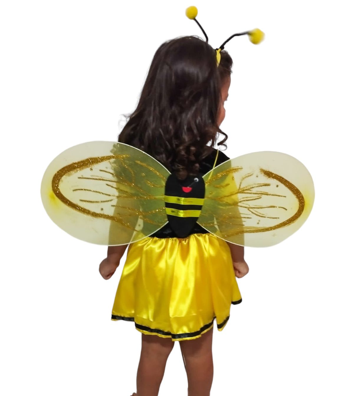 Vestido abelha com asas