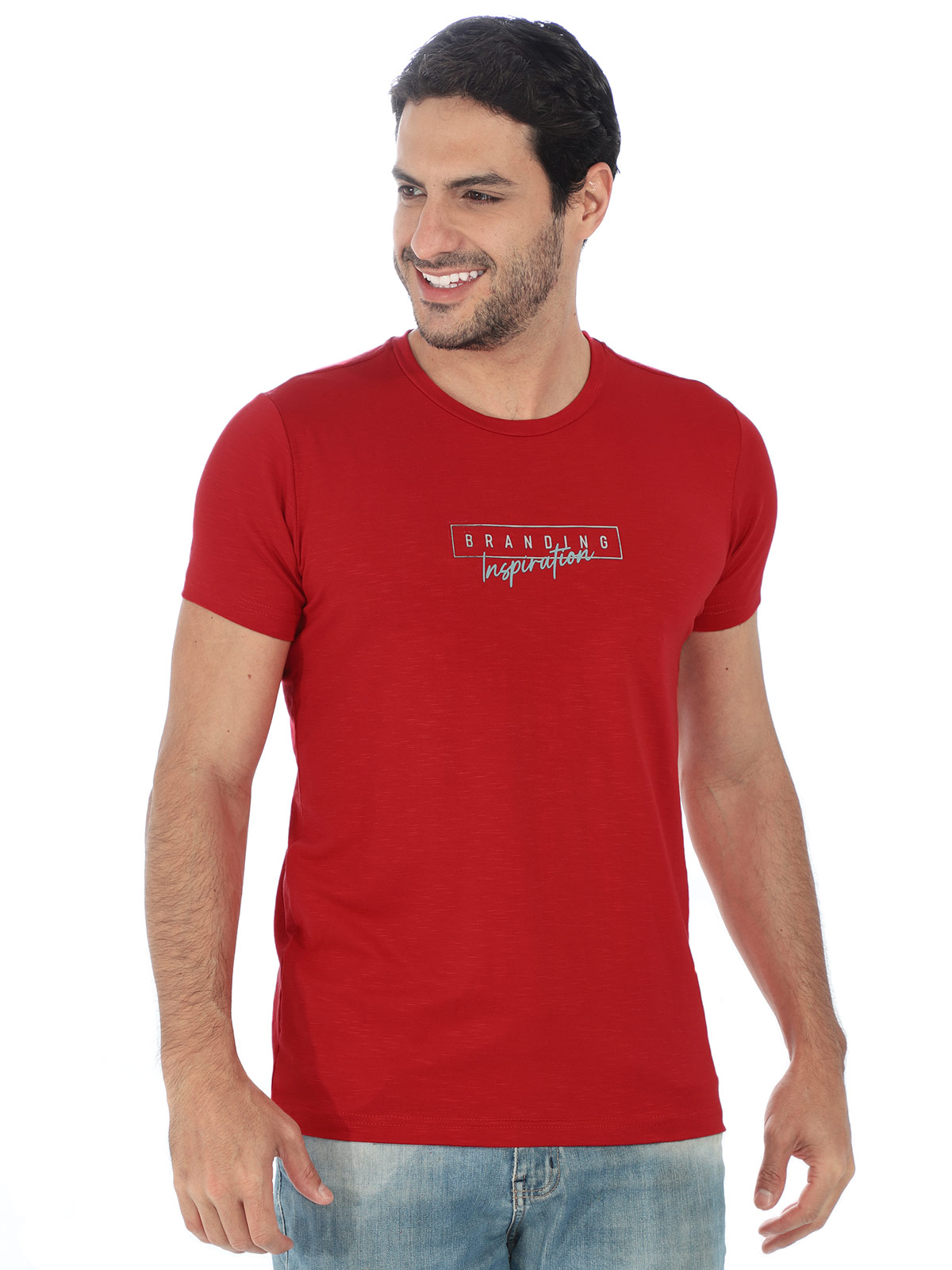 Camiseta Masculina Visco Flame Inspiration Anistia Vermelha