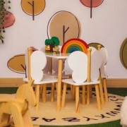 Mesa com 2 cadeirinhas Infantil Brinquedoteca - Hora de Brincar