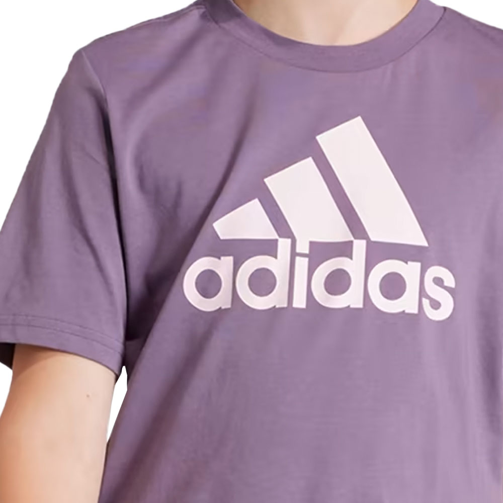 Camiseta Adidas Big Logo Juvenil Lilás - Sportime
