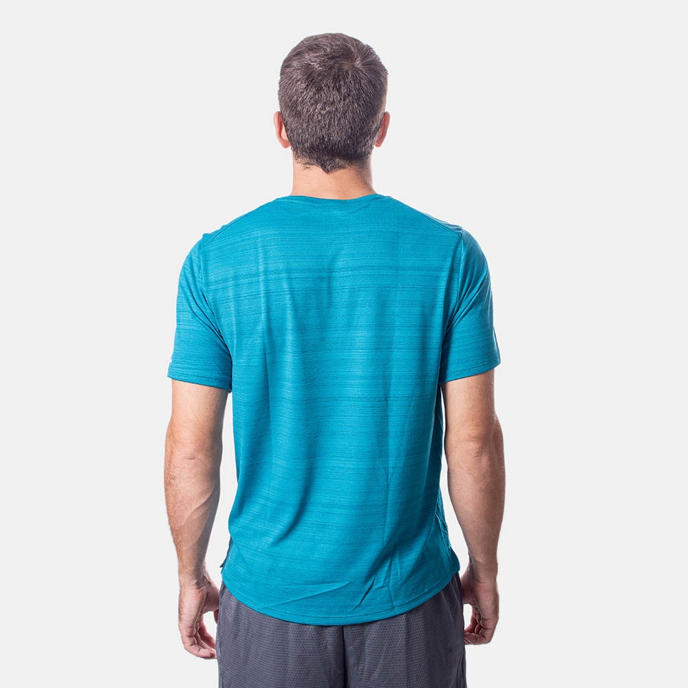 Camiseta Nike DF Miler Top SS Azul - Sportime