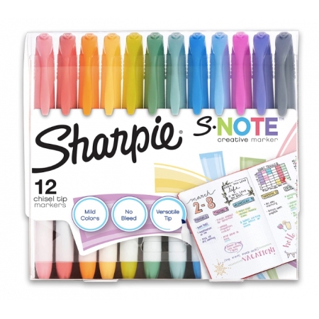 Sharpie, Caneta marca texto com 12 cores
