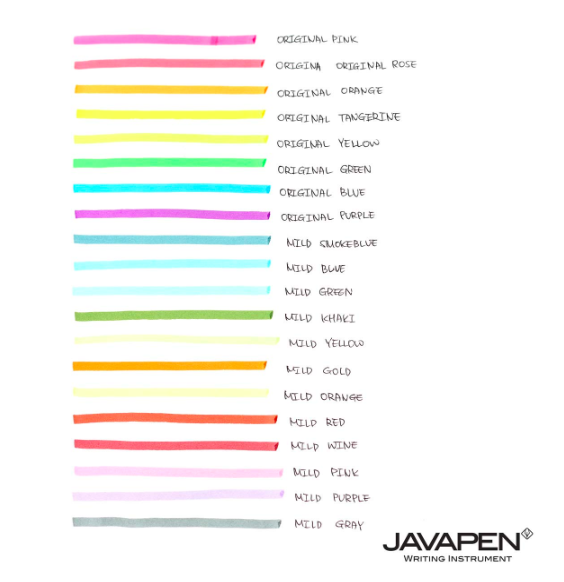 Marca Texto Javapen - Power Line 2500 - 20 cores