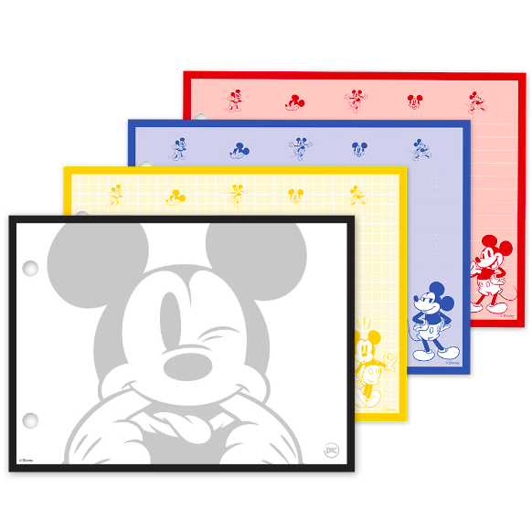 Porta Fichas de resumo flashcards Mickey DAC