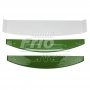 Kit Testeira Para Freezer Expositor + Veneziana Grade Rodapé Metalfrio - 36 x 67 - Verde Escura - Foto 1