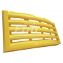 Veneziana Grade Rodapé Para Freezer Expositor Metalfrio - 36 x 67 - Amarelo - Foto 0