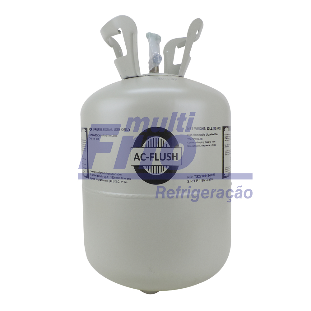 Gás Refrigerante AC Flush - Substituto Do R141b - 13,6kg