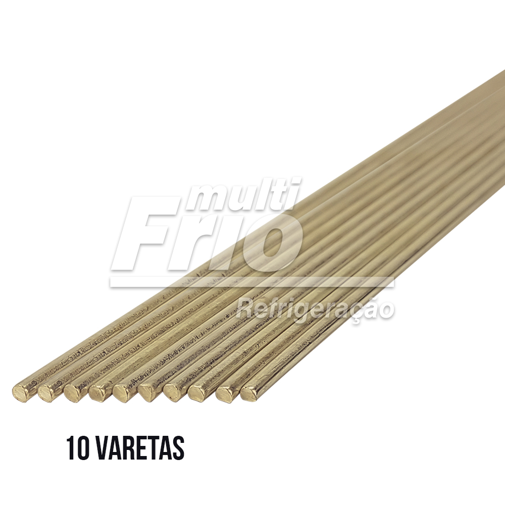 Kit 10 Varetas Solda Prata 15% 1/16 1,60mm 46cm