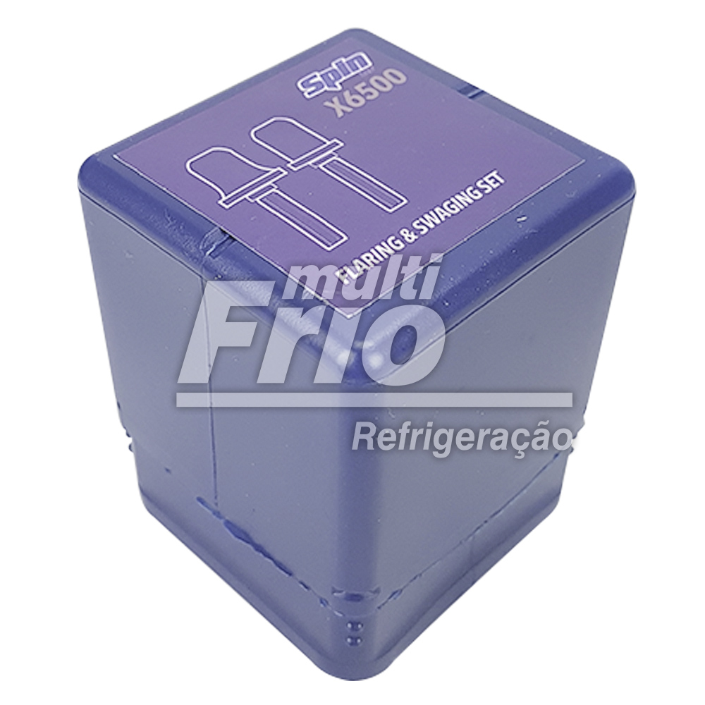 Kit Broca Spin Alargador e Flangeador 1/4" 5/16" 3/8" para Linha Branca + Case Spin CF600 (bolsa)
