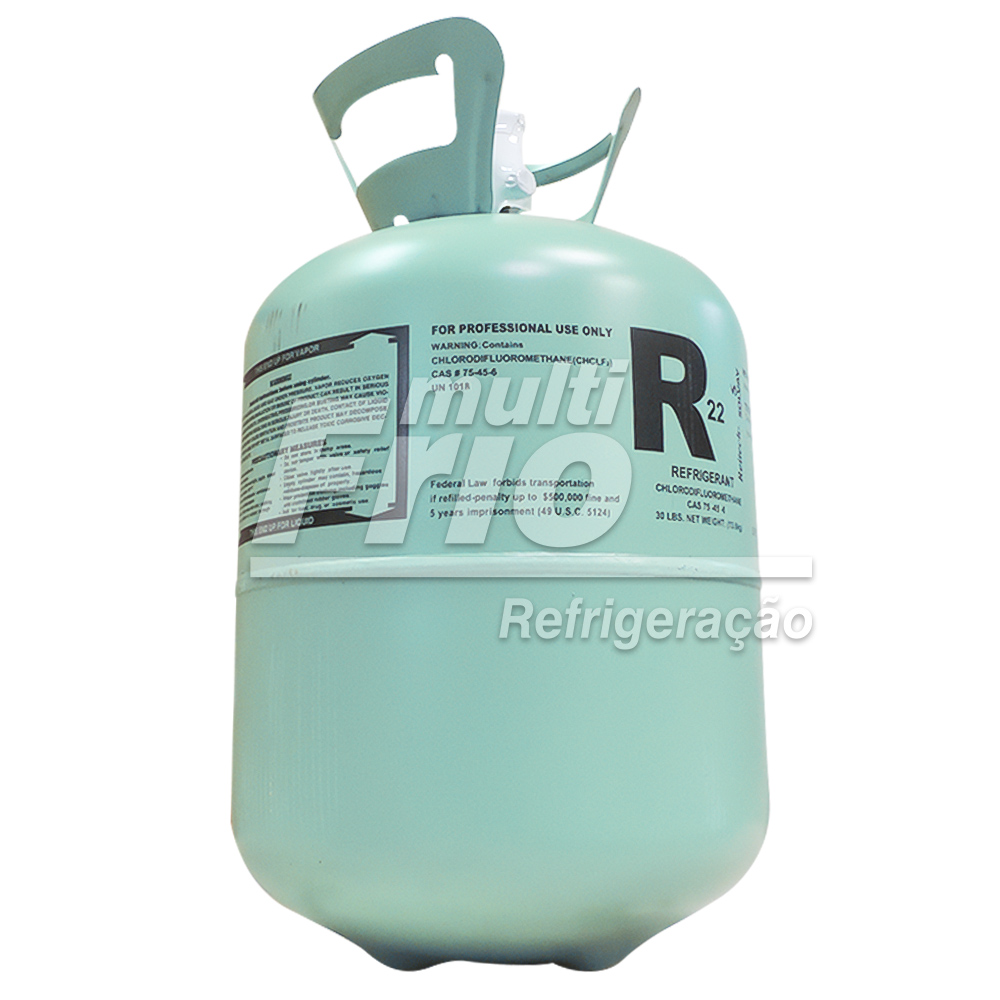 Kit Gás Refrigerante R22 Botija 13,6kg + Gás Refrigerante R410a Botija 11,35kg - Foto 3