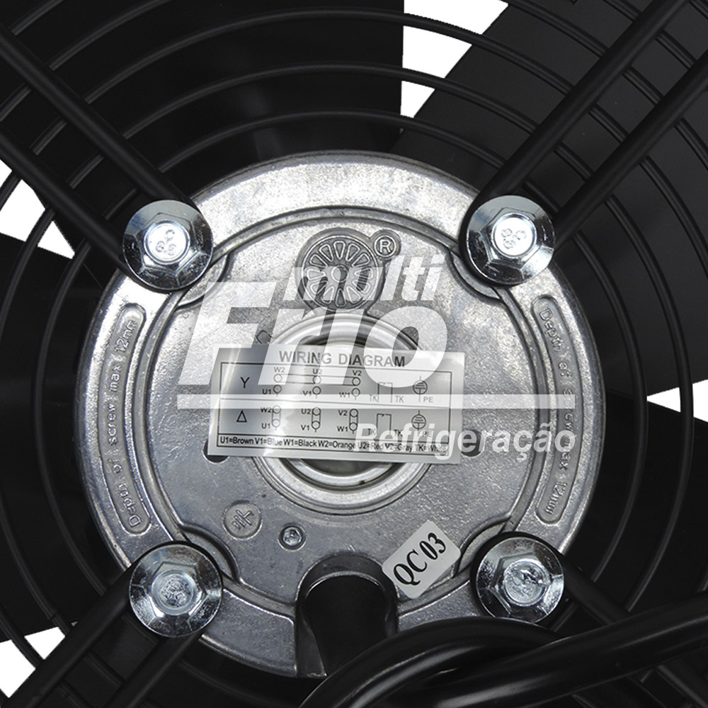 Motoventilador Axial 400mm Elgin Heatcraft 220V a 380V Trifásico - Foto 4