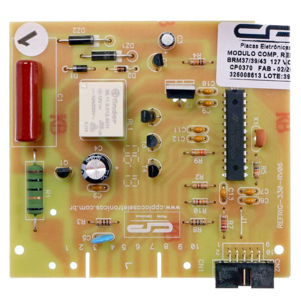 Placa Eletrônica Módulo Para Refrigerador Brastemp BRM37/39/43 127V CP 0370