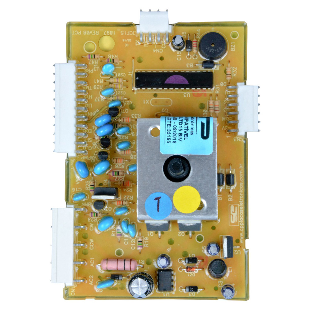 Placa Eletrônica Potência Para Lavadora Electrolux LTD15 Bivolt CP 1473 - Foto 1