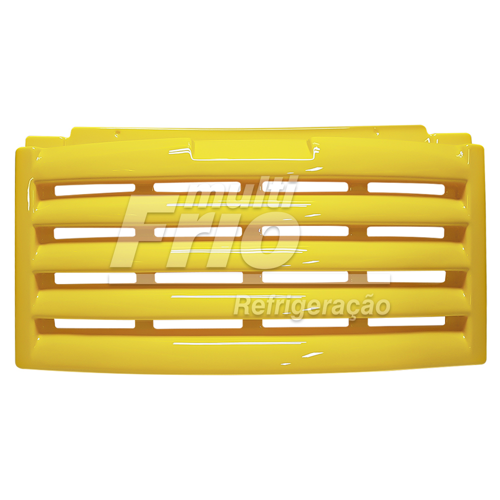 Veneziana Grade Rodapé Para Freezer Expositor Metalfrio - 36 x 67 - Amarelo