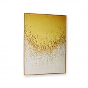 Quadro Decor Coleção Abstrato Areia Dourada