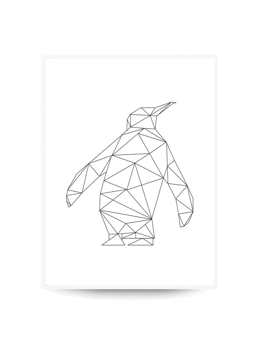 Quadro Decor Coleção Gráfico Pinguim