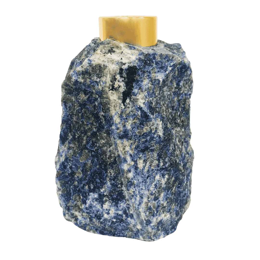 Difusor de pedras naturais em bruto Pedra Sodalita