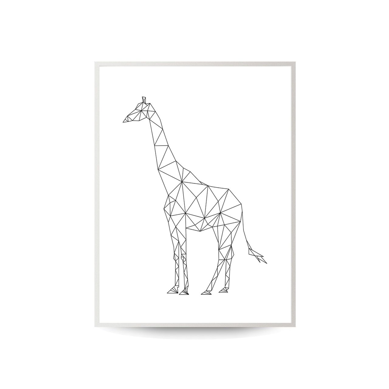 Quadro Decor Coleção Gráfico Girafa
