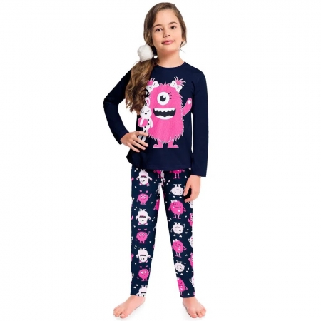 Pijama Infantil Feminino Blusa E Calça - KYLY 207532 
