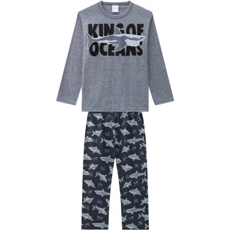Pijama Infantil Masculino Camiseta E Calça - KYLY 207553