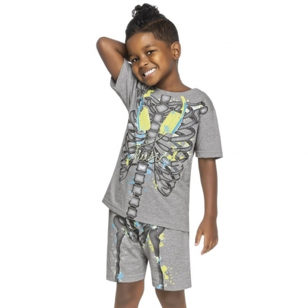Pijama Infantil Menino Camiseta e Bermuda Elian 12039