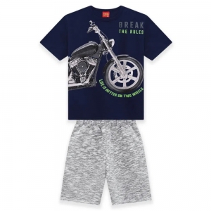 Conjunto Infantil Menino Camiseta e Bermuda Kyly 112205