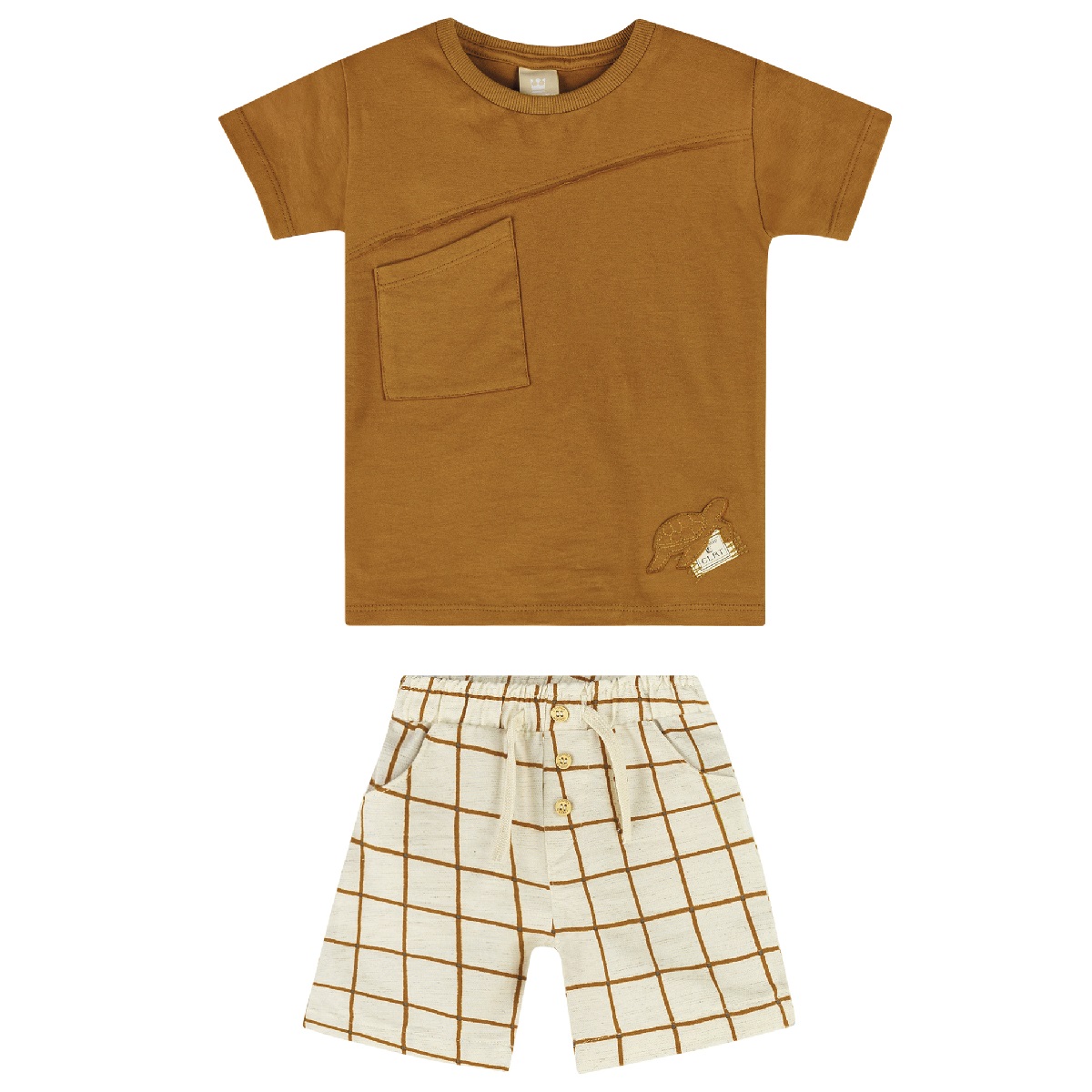 Conjunto Infantil Menino Camiseta e Bermuda-Colorittá 172941