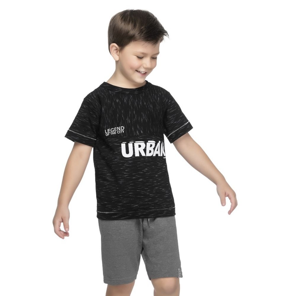Conjunto Juvenil Menino Camiseta e Bermuda - Elian 241024