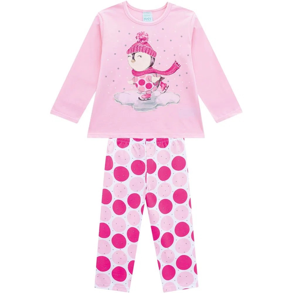 Pijama Infantil Feminino Blusa E Calça - KYLY 207520 