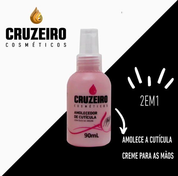 Linha Unhas Cruzeiro 95 Ml - Pacote 12 Unidades + Creme Pés + Amolecedor