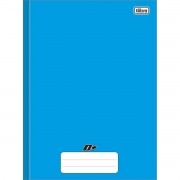 Caderno brochura 1/4 48 fls azul D+ Tilibra