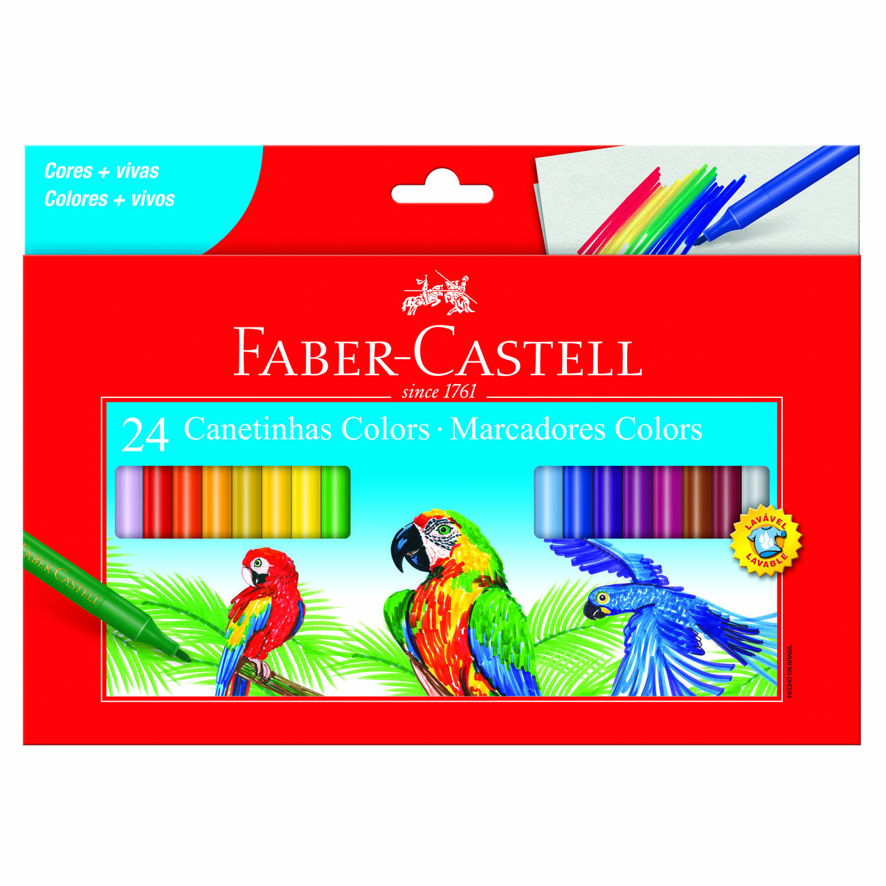 Hidrográfica 24 cores Faber-Castell