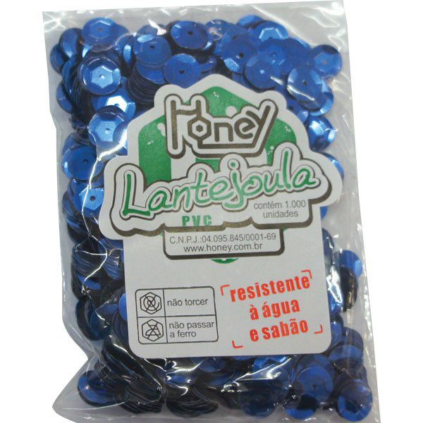 Lantejoula n°10 c/1000 azul Honey