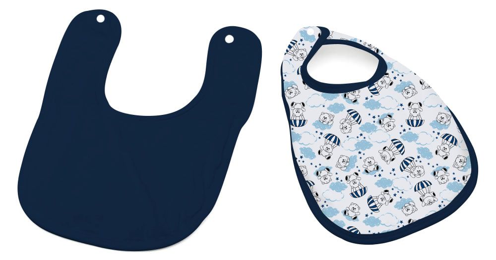Kit Enxoval Bebe 12 Peças Conforto de Bebê Ursinho Azul Marinho