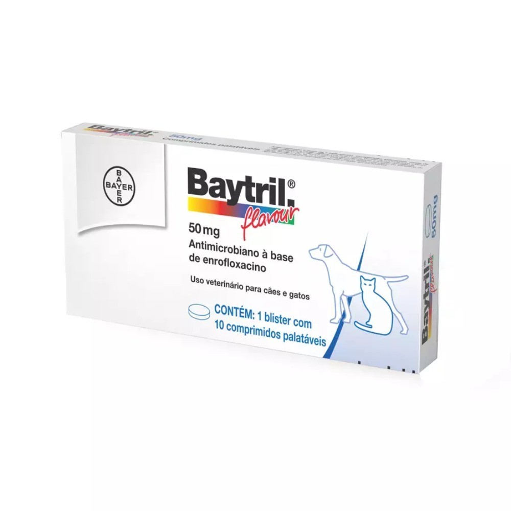 BAYTRIL FLAVOUR  50 MG - 10 CPR