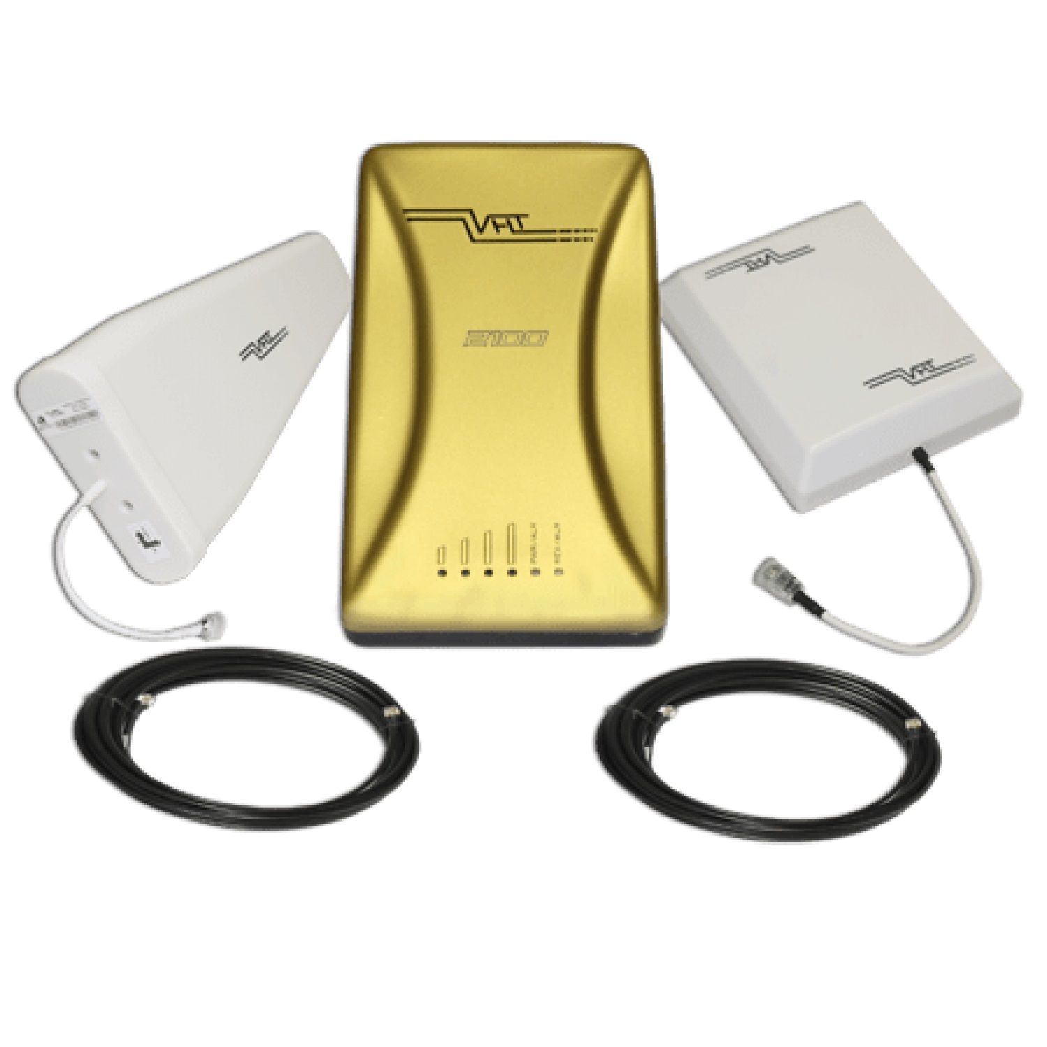 Kit Repetidor de sinal de celular - Série Ouro com duas antenas