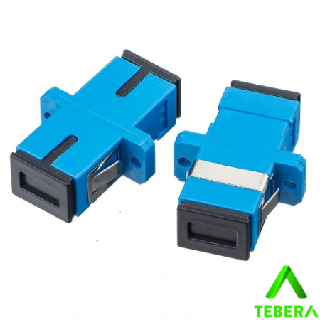 Alinhador acoplador óptico sc/upc (azul) - embalagem com 20 pçs