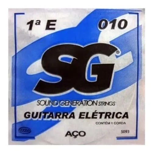 Cordas SG Avulsas Para Guitarra - E Mi 1ª .010