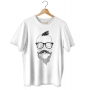 Camiseta Caveira Hipster - Masculino