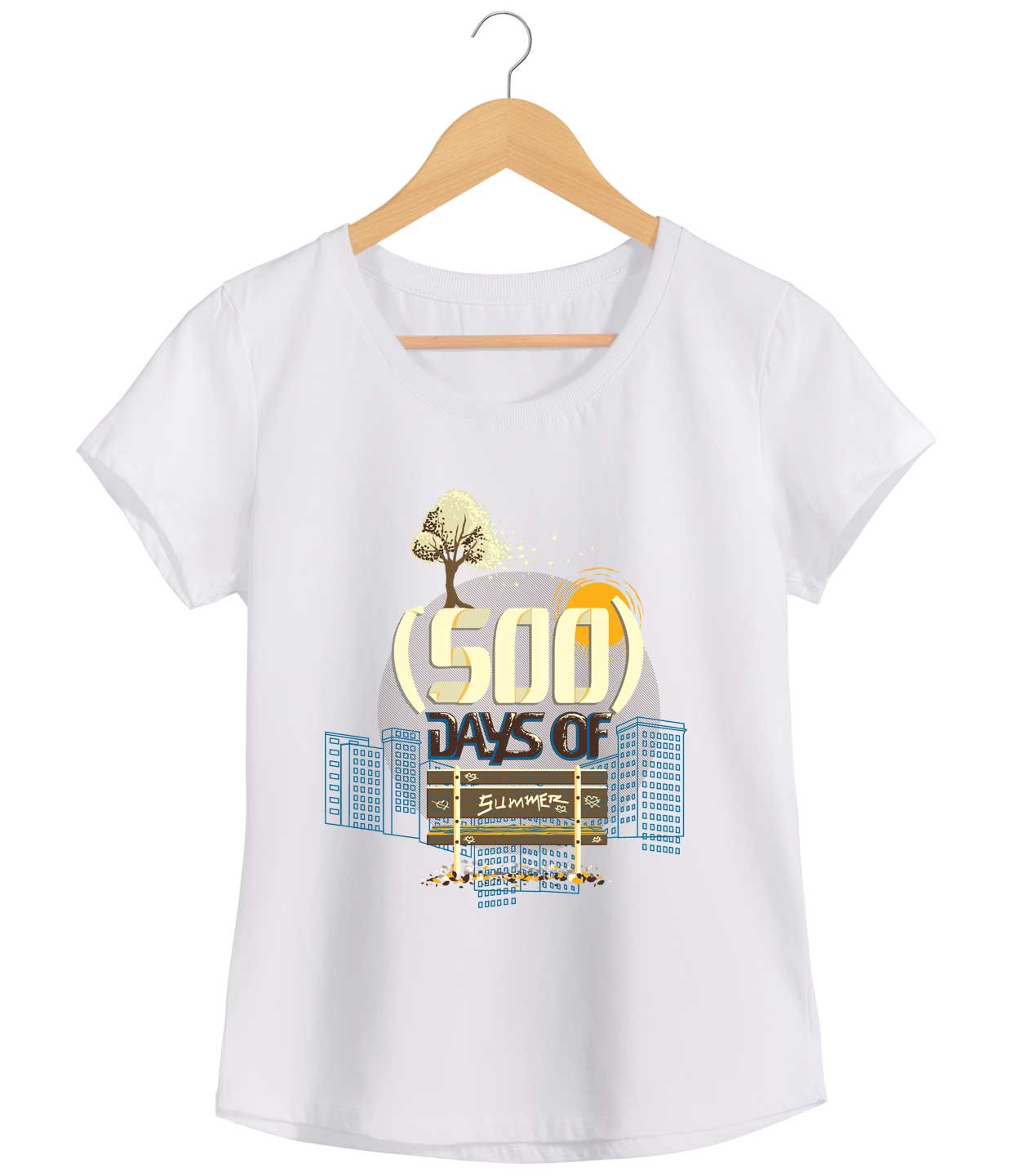 Camiseta (500) Days Of Summer - Feminino