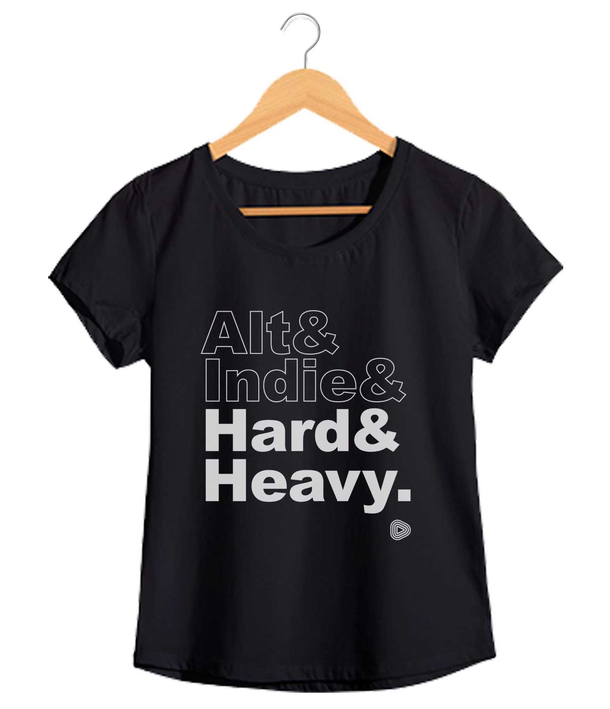 Camiseta Alt Indie Hard Heavy - Feminino