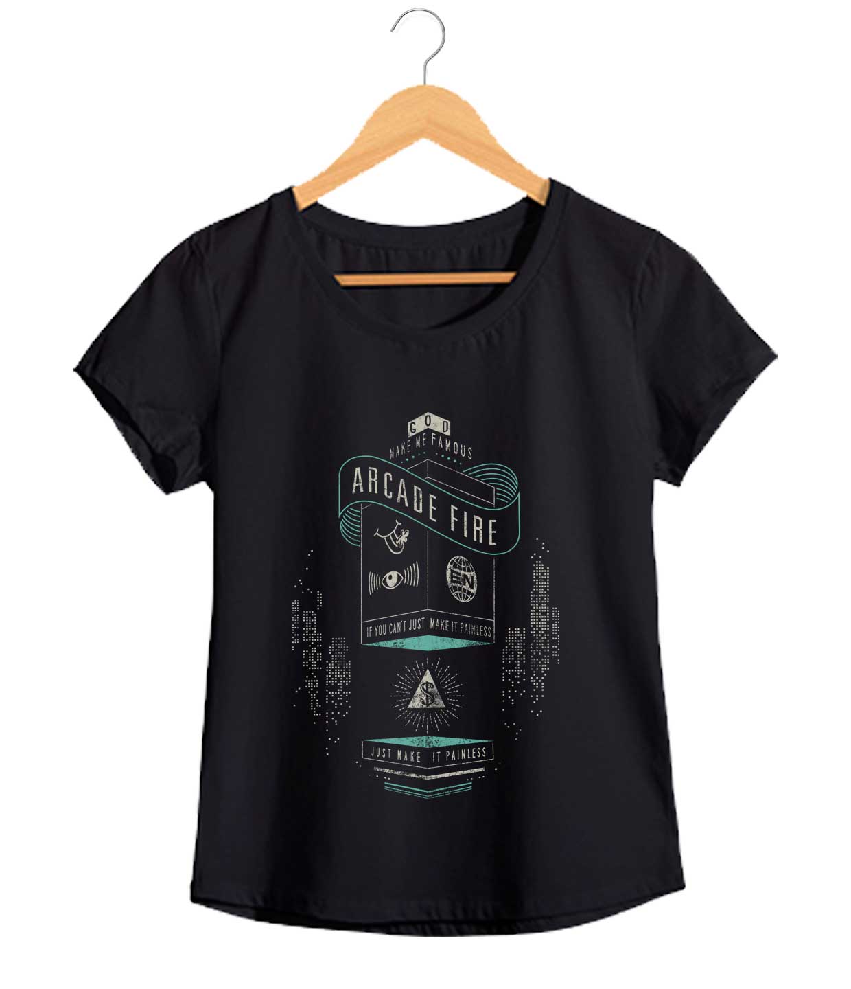 Camiseta Creature Comfort - Arcade Fire - Feminino