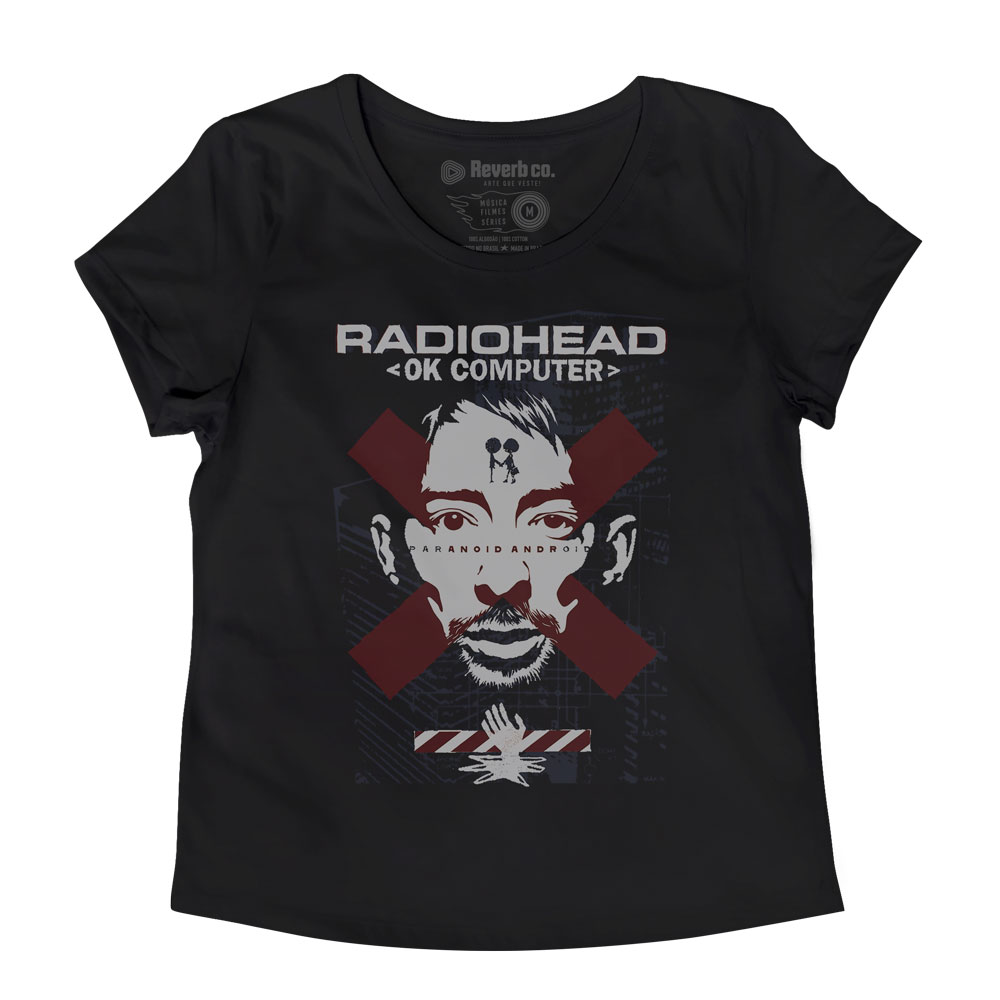 Camiseta Ok Computer - Radiohead- Feminino