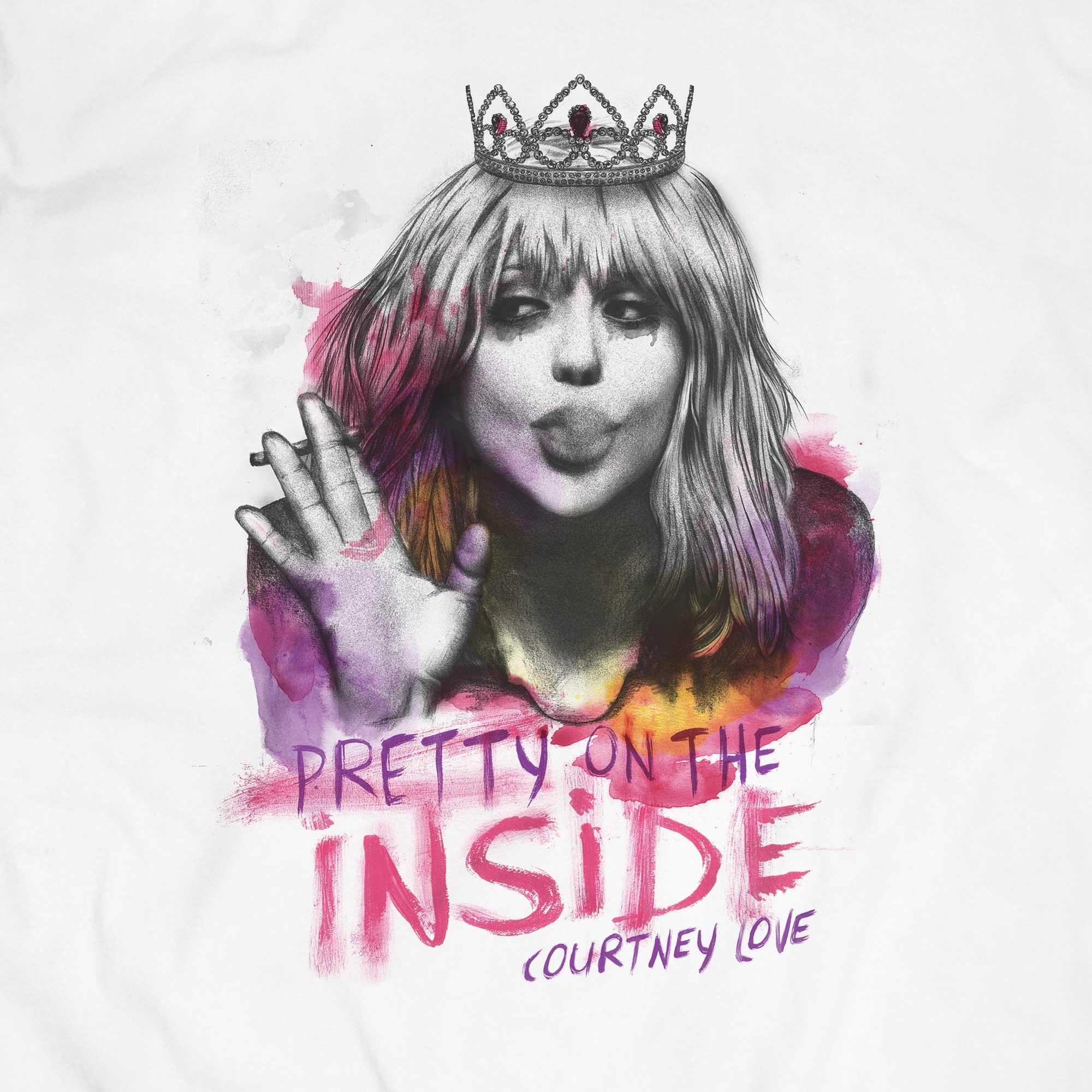 Camiseta Pretty On The Inside - Courtney Love - Masculino