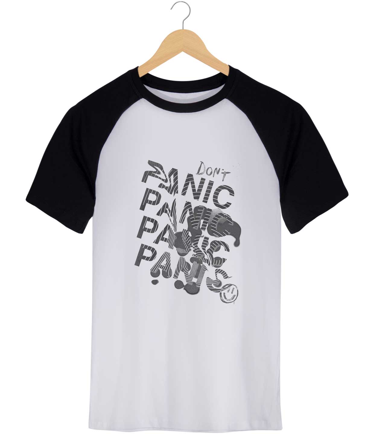 Camiseta Raglan Dont Panic